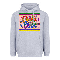 Heather Grey choose love tumbler Heavyweight Hoodie - JahusDesignShop
