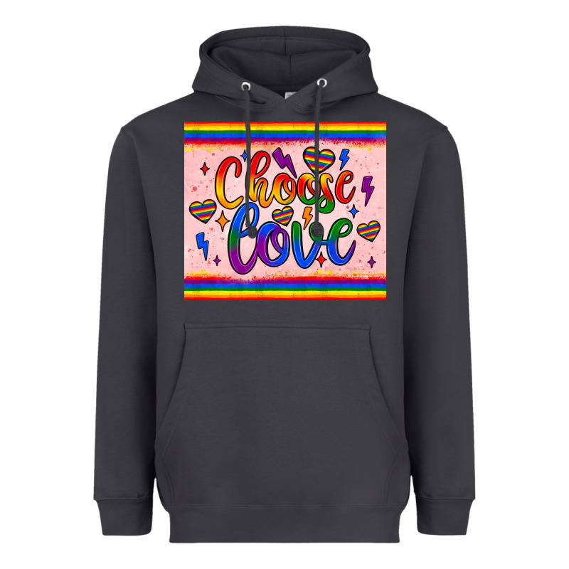 Choose Love Tumbler Heavyweight Hoodie by JahusDesignShop | Teevron