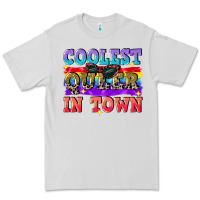 Dove Grey Coolest queer in town Premium Tee - CowGirlArtShop