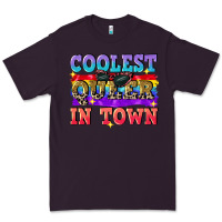 Plum Coolest queer in town Premium Tee - CowGirlArtShop