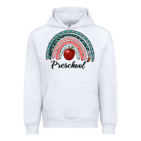 White preschool rainbow Urban Hoodie - RanaPortraitStore