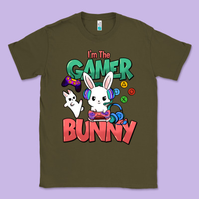 I'm The Game Bunny Easter Day Classic Tee Designed By Howdyjamesfarm