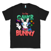Black I'm the game Bunny Easter day Classic Tee - HowdyJamesFarm