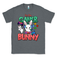 Charcoal Heather I'm the game Bunny Easter day Classic Tee - HowdyJamesFarm