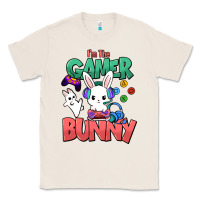 Natural I'm the game Bunny Easter day Classic Tee - HowdyJamesFarm