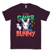 Plum I'm the game Bunny Easter day Classic Tee - HowdyJamesFarm
