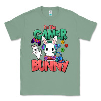 Sage I'm the game Bunny Easter day Classic Tee - HowdyJamesFarm