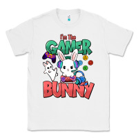 White I'm the game Bunny Easter day Classic Tee - HowdyJamesFarm