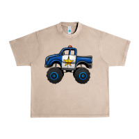 French Oak police car monster truck Urban Heavy Tee - Jasminsmagicworld