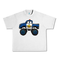 Lunar Rock police car monster truck Urban Heavy Tee - Jasminsmagicworld