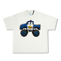 Pistachio police car monster truck Urban Heavy Tee - Jasminsmagicworld