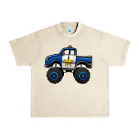Police Car Monster Truck Urban Heavy Tee | Teevron