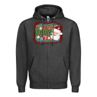 Charcoal Heather believe santa Zipper Hoodie - AdoDesignShop