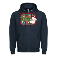 Navy believe santa Zipper Hoodie - AdoDesignShop