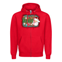 Red believe santa Zipper Hoodie - AdoDesignShop