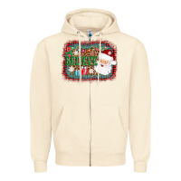 Sandshell believe santa Zipper Hoodie - AdoDesignShop
