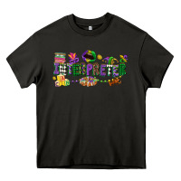 Asphalt interpreter mardi gras Heavy Core Tee - CowGirlArtShop