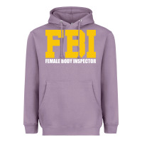 Lavender FBI, Female Body Inspector Funny Heavyweight Hoodie - DesigneFamous