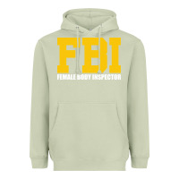 Matcha FBI, Female Body Inspector Funny Heavyweight Hoodie - DesigneFamous