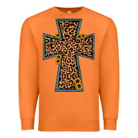 Carrot leopard sunflower cross Premium Sweatshirt - JahusDesignShop