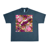Midnight Navy mom coffee cups with leopard seamless pattern bbs Urban Heavy Tee - BundleAndBundleShop