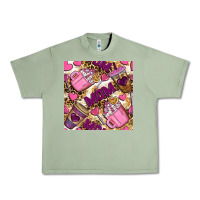 Oil Green mom coffee cups with leopard seamless pattern bbs Urban Heavy Tee - BundleAndBundleShop