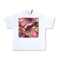 White mom coffee cups with leopard seamless pattern bbs Urban Heavy Tee - BundleAndBundleShop