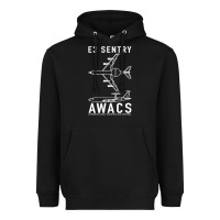 Black e 3 sentry awacs plane gift Heavyweight Hoodie - DesigneFamous