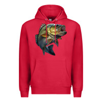 Cardinal jumping bass Premium Hoodie - LillyAllenDesigns