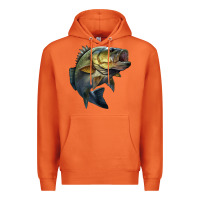 Jumping Bass Premium Hoodie | Teevron
