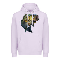Lilac jumping bass Premium Hoodie - LillyAllenDesigns