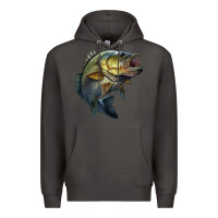 Smoke jumping bass Premium Hoodie - LillyAllenDesigns