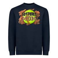 Navy softball mom Heavyweight Sweatshirt - AdoDesignShop