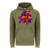 Vintage Olive halloween pumpkin patch  3 Vintage Hoodie - BundleAndBundleShop