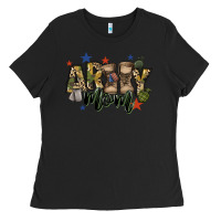 Black army mom Ladies Tee - FaDigitalArtStudio