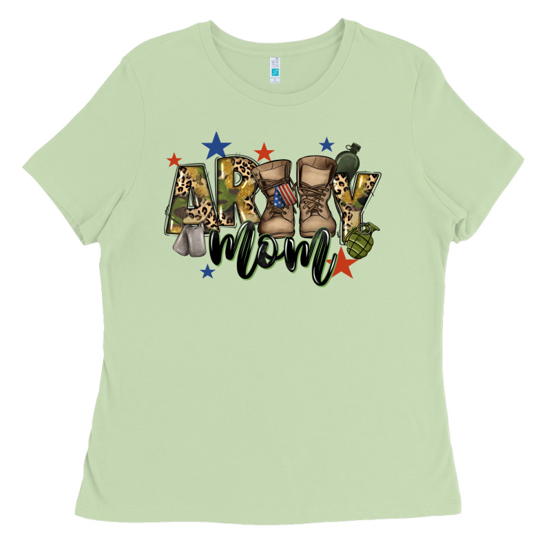 Army Mom Ladies Tee by FaDigitalArtStudio | Teevron