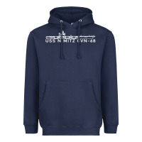 Navy uss nimitz navy supercarrier aircraft carrier gift Heavyweight Hoodie - DesigneFamous