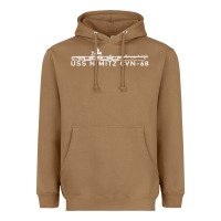 Toasted Coconut uss nimitz navy supercarrier aircraft carrier gift Heavyweight Hoodie - DesigneFamous