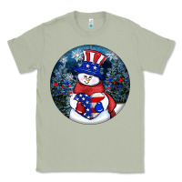 Matcha Patriotic snowman ornament 4th of july Classic Tee - HowdyJamesFarm