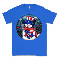 True Royal Patriotic snowman ornament 4th of july Classic Tee - HowdyJamesFarm