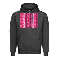 Charcoal Heather breast cancer brushstroke Zipper Hoodie - AdoDesignShop