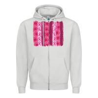 Dove Grey breast cancer brushstroke Zipper Hoodie - AdoDesignShop
