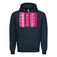 Navy breast cancer brushstroke Zipper Hoodie - AdoDesignShop