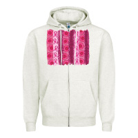 Oatmeal Heather breast cancer brushstroke Zipper Hoodie - AdoDesignShop