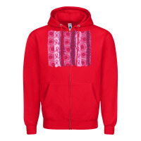 Breast Cancer Brushstroke Zipper Hoodie | Teevron