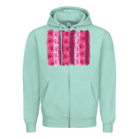 Seafoam breast cancer brushstroke Zipper Hoodie - AdoDesignShop