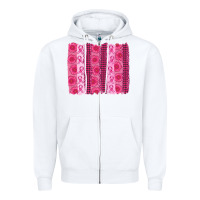 White breast cancer brushstroke Zipper Hoodie - AdoDesignShop