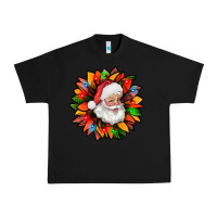 Black santa claus with sunflower christmas bbs Urban Heavy Tee - BundleAndBundleShop