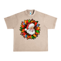 French Oak santa claus with sunflower christmas bbs Urban Heavy Tee - BundleAndBundleShop