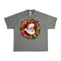 Tornado santa claus with sunflower christmas bbs Urban Heavy Tee - BundleAndBundleShop